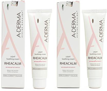 A-Derma Rheacalm, Light Soothing Cream, 30ml each (Pack of 2)