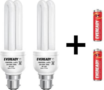 EVEREADY 15 W Basic Standard B22 CFL Bulb