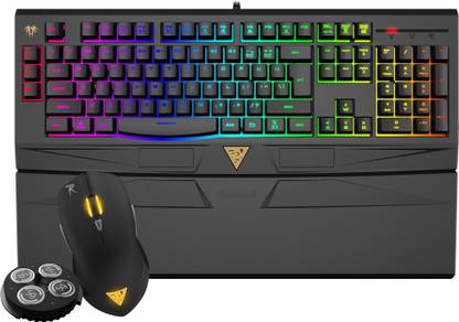 GAMDIAS Ares 7 Color - GKC6011 Gaming Wired USB Standard Gaming Keyboard Compatible with Desktop, Laptop, Mac
