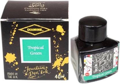 DIAMINE TROPICAL GREEN ANNIVERSARY INK 40 ML Ink Bottle