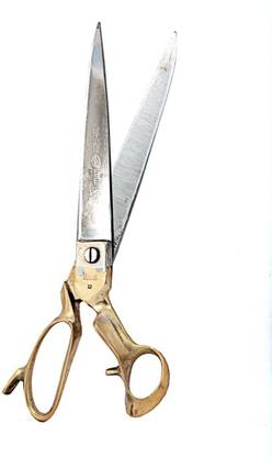 Madan 12 Inch Brass Kandaar Handle Scissors