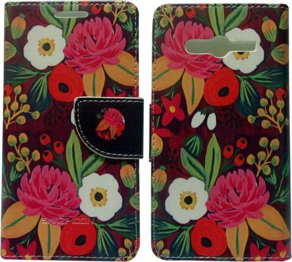 Fashion Flip Cover for Samsung Galaxy Core 2 Fashion Fancy Printed Flip Case