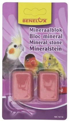 BENELUX Mineral Block for Budgies and Parakeets 0.07 kg Dry Adult Bird Food