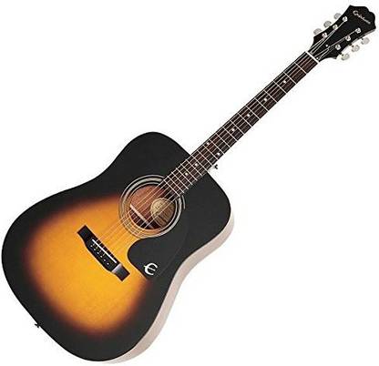 Epiphone DR-100 SUNBURST Acoustic Guitar Mahogany Rosewood Right Hand Orientation