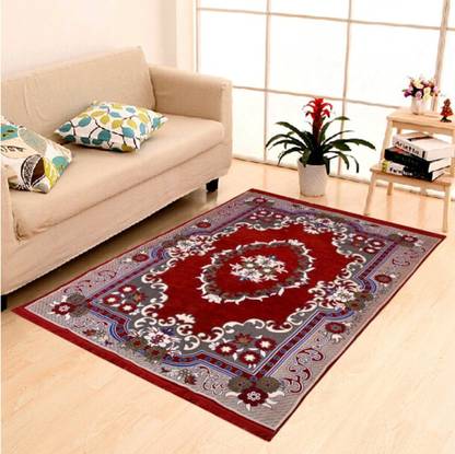 MR DHINGRA Multicolor Cotton Carpet