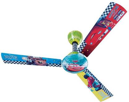 BAJAJ Disney Cars For Kids 1200 mm CR01 with 2 Year Warranty 1200 mm Ceiling Fan
