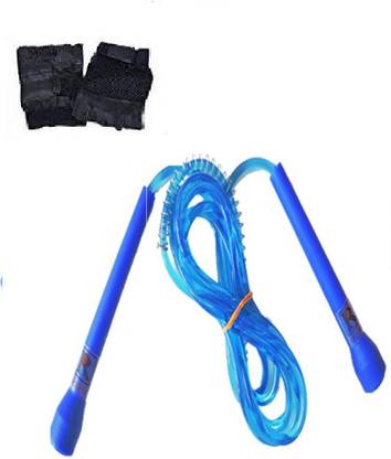 BFIT SKIPPING ROPE + GYM GLOVES PAIR Freestyle Skipping Rope