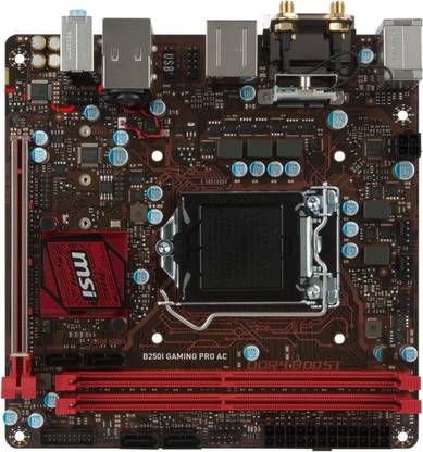 MSI B250I GAMING PRO AC LGA1151Socket Mini-ITX Intel B250 Chipset DDR4 Motherboard for Desktop
