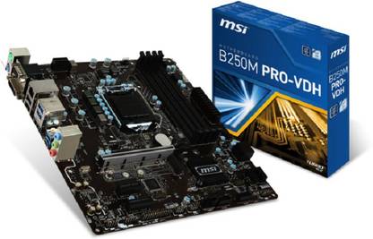 MSI B250M PRO-VDH LGA1151Socket Micro-ATX Intel B250 Chipset DDR4 Motherboard for Desktop