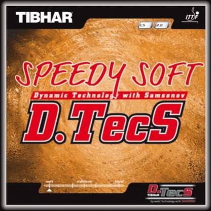 TIBHAR D.TECS SPEEDY SOFT 11.3 mm Table Tennis Rubber