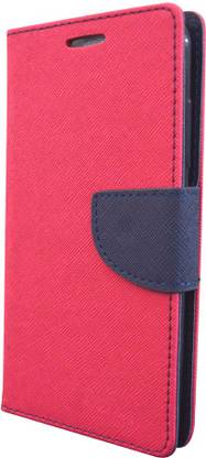 Coverage Flip Cover for SAMSUNG Tizen Z3 Coverage Flip Cover for Samsung Z3 - Pink:Blue