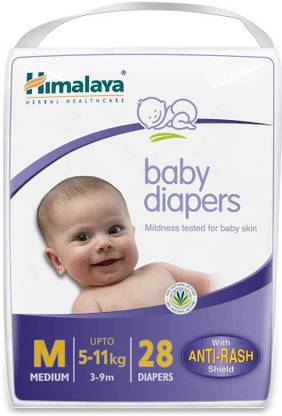 Himalaya Herbals Diapers Medium 28 Pcs - M