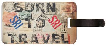 Exoctic Silver SRI NAME ( BTT ) 001 Luggage Tag