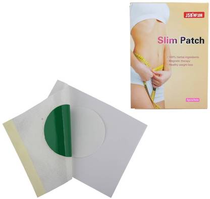 JSB HF108 Adhesive Herbal Slim Patch (Pack of 4 patches) : No Side Effects (1) Abdominal Belt