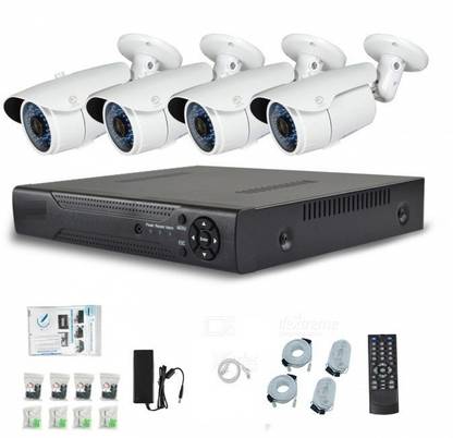 WONDERWORLD ™ Four Cam CCTV Recording System DVR With HDMI Security Camera
