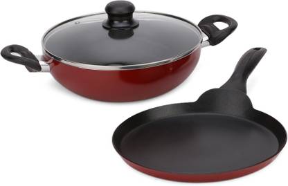 WONDERCHEF Ruby Series Induction Bottom Non-Stick Coated Cookware Set