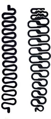 Kelley New Design 2 Pieces French Hair Braid Tool Magic Twist Styling Holder Clip Roller Hook Hair Accessory Set