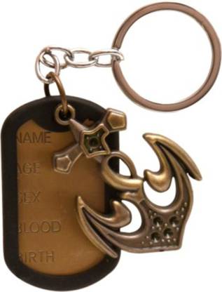 NCC NCC769 Dashbord Name Plate with Cross Key chain Key Chain