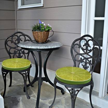 Lushomes Foam Chair Cushion Lemon