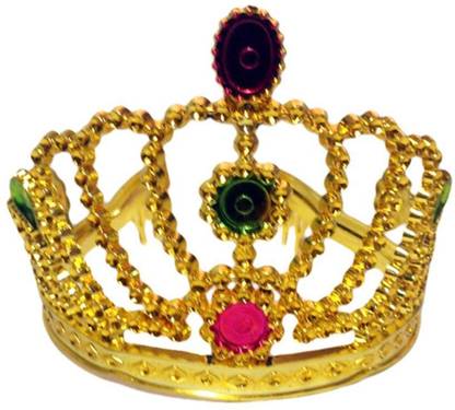 FUNCART Golden Crown Tiara