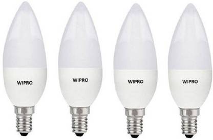 Wipro 3 W Basic Candle E14 LED Bulb