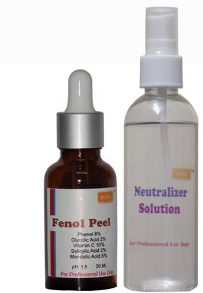 REJSOL Fenol Peel Phenol 8%, Glycolic acid 2, Vitamin C Salicylic 2%, Mandeliac 5 100 ml Neutralizer