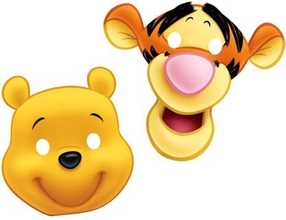DISNEY Winnie Pooh Die Cut Party Mask