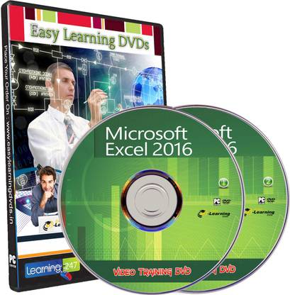 Easy Learning Advanced Microsoft Excel 2016 From Beginner 12 Course Tutorial Video Training on 2 DVDs