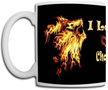 Muggies Magic Chada Love Name Design Ceramic Coffee Mug