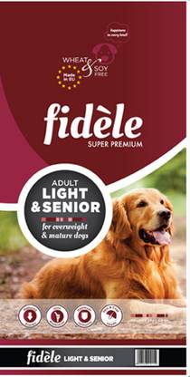 FIDELE Light & Senior Adult Chicken 4 kg Dry Adult Dog Food