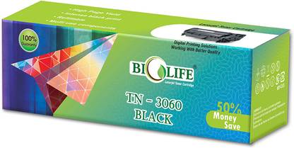 BIOLIFE TN-3060 Compatible Toner Cartridge for Brother Printer MFC-8220, MFC-8440, MFC-8840D, DCP-8040, DCP-8045D, HL-5130, HL-5140, HL-5150D, HL-5170DN Black Ink Toner
