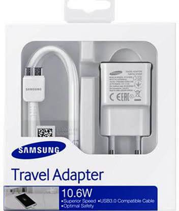 SAMSUNG 10 W 1 A Wall Charger for Mobile with Detachable Cable