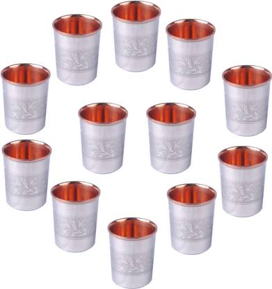 Shivshakti Arts (Pack of 12) C-225-12 Glass Set Water/Juice Glass