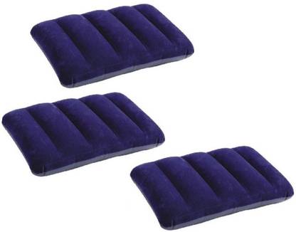 Jeeya Inflatable Checks Boyfriend Pillow Pack of 3