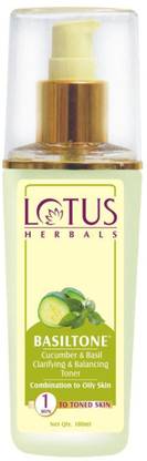 LOTUS HERBALS Basiltone Cucumber & Basil Clarifying & Balancing Toner Women
