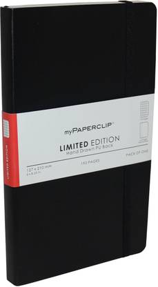 myPAPERCLIP 192 Checked Pages Limited Edition Regular Notebook Checked 192 Pages