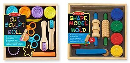 MELISSA & DOUG Clay Play Activity Set - With Sculpting Tools And 8 Tubs Of Modeling h