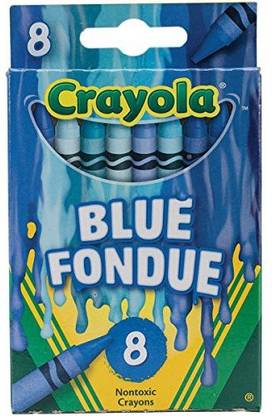 CRAYOLA Meltdown Crayons (8 Pack), Blue Fondue