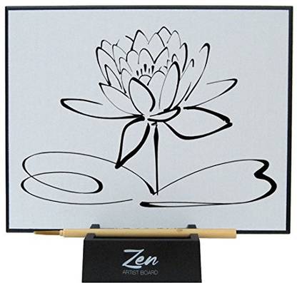 Zen Life Artist Board, Paint With Water Meditation Art, Relieve Stress, Buddha Large Magic Painting Board Drawing With Watercolor