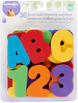 Babies R Us Foam Letters And Numbers - 36 Piece Bath Toy