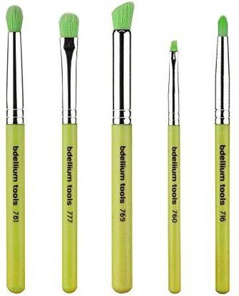 Bdellium Tools Professional Makeup Brush Green Bambu Series Smoky Eyes . Brush Set