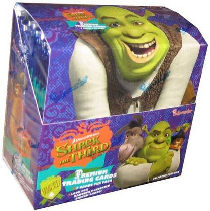 Shrek 2007 Dreamworks The Third ( 3) Premium Trading Cards (36 Pack/Box)