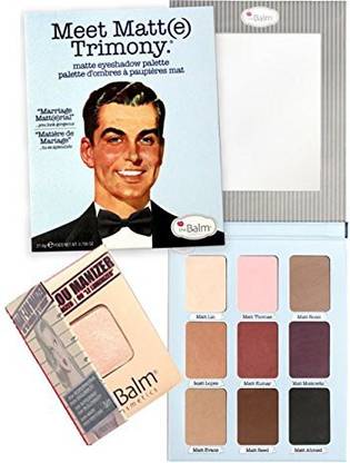 The Balm meet Matt(e)' Eyeshadow Trimony Palette W/ Mini Mary Lou Manizer 18 g