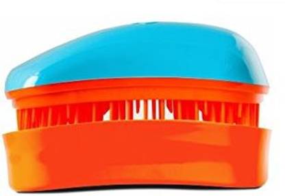 Dessata Mini Detangle Brush, Turquoise And Tangerine