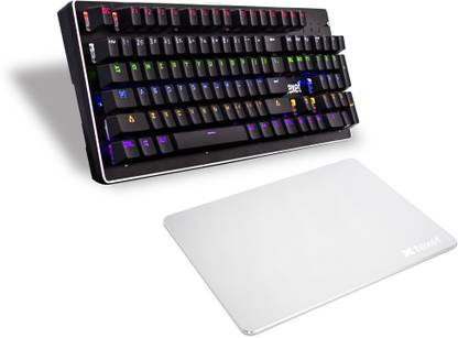 Texet MK2_AMP-001 Wired USB Standard Gaming Keyboard Compatible with Desktop, Laptop, Mac