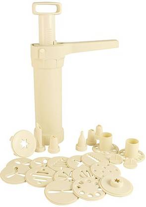 Hutzler Easy Action Cookie Press & Food Decorator H695-1 Kitchen Tool Set