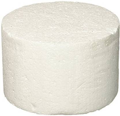 Golda'S Kitchen Round Cake Dummy, Styrene, CDR6X4-2 Kitchen Tool Set