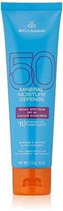 MDSolarSciences Mineral Moisture Defense Spf 50 Sunscreen