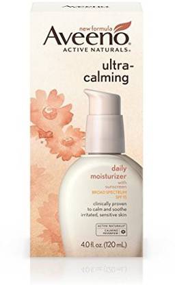 Aveeno Ultra-calming Daily Moisturizer With Broad Spectrum Spf 15