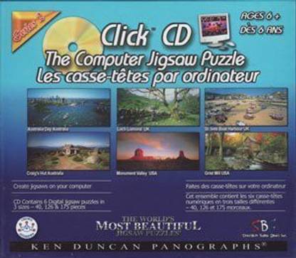 The World'S Most Beautiful Jigsaw Puzzles Click Cd: The Computer Jigsaw Puzzle, Series 1